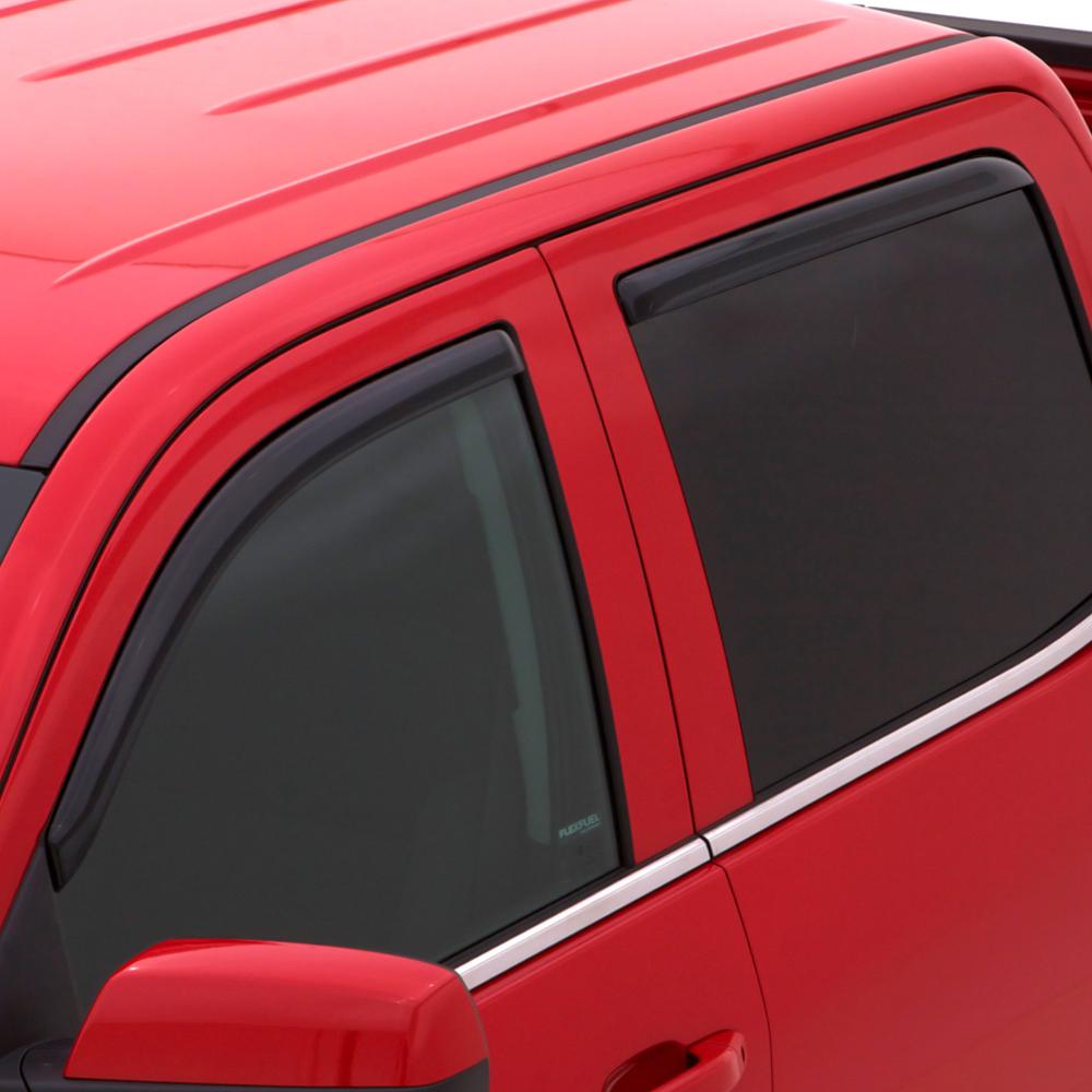 AVS 194249 4 Piece In-Channel Ventvisors 2007-2011 Jeep Wrangler