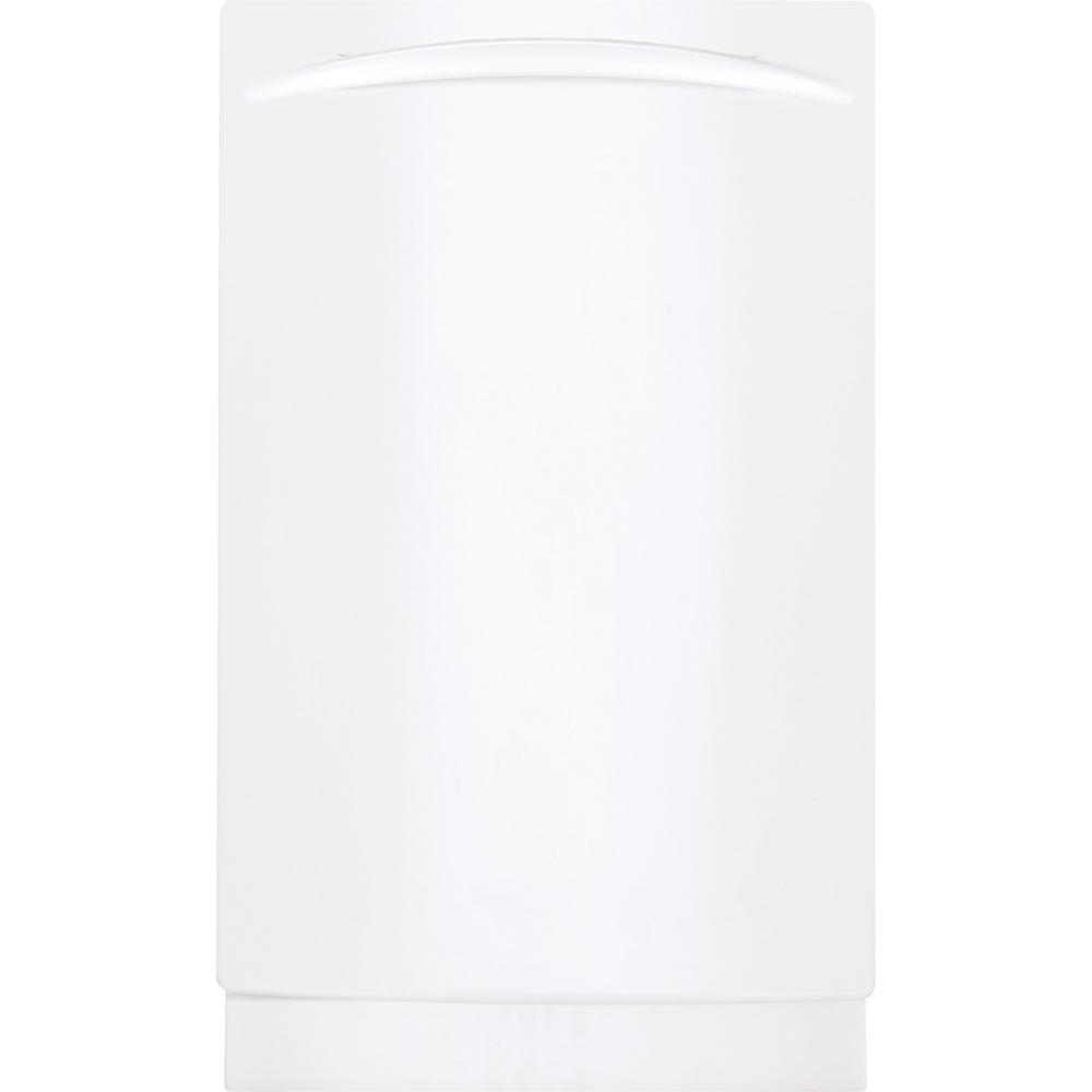GE Profile 18 in. Top Control Dishwasher in White with Stainless Steel