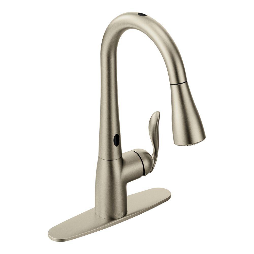 MOEN Arbor Single Handle Pull Down Sprayer Touchless Kitchen Faucet