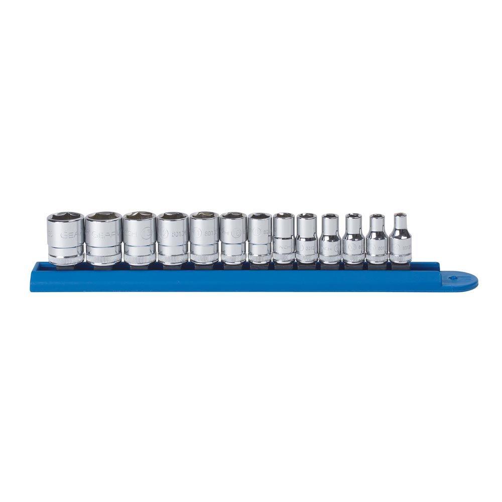 GEARWRENCH (13Piece) 1/4 in. Drive 6Point Standard Metric Socket Set