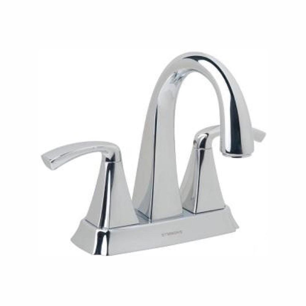 Symmons Duro 4 in. Centerset 2Handle Bathroom Faucet with Drain