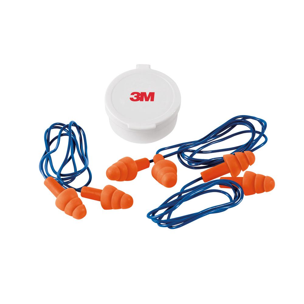 3M Reusable Corded Earplugs (3Pack)90716310DC The Home Depot