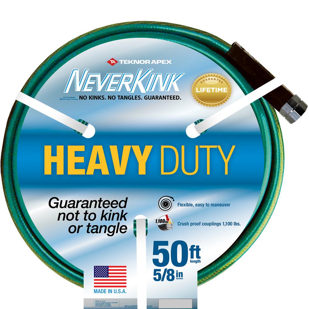 Neverkink 5/8 in. Dia x 50 ft. Heavy Duty Water Hose8605 50 The Home
