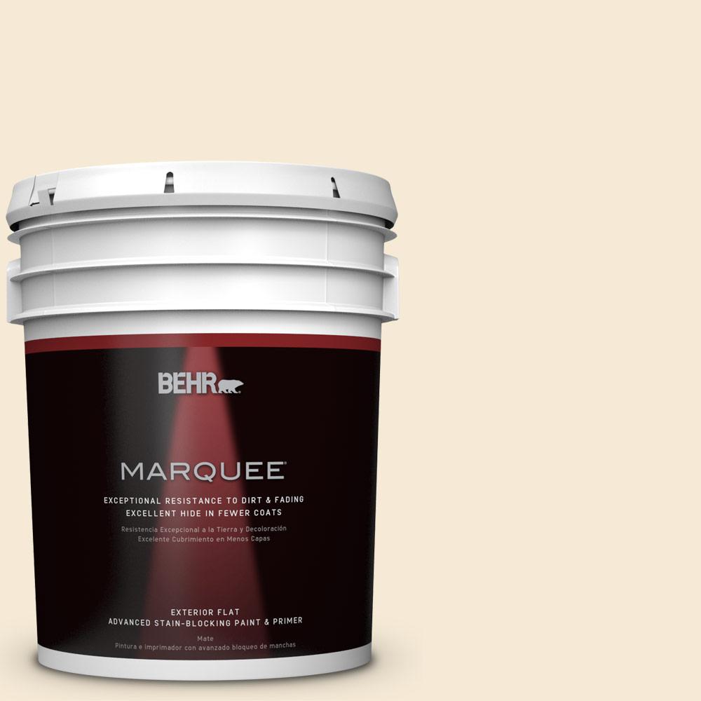 BEHR Premium Plus Ultra 5gal. P2603 Vanilla Ice Cream Flat Exterior