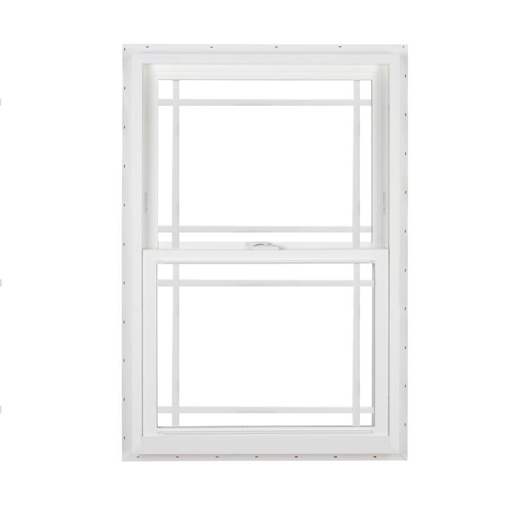 SIMONTON 36 in. x 60 in. Madeira Single Hung Vinyl Window WhiteMDSH
