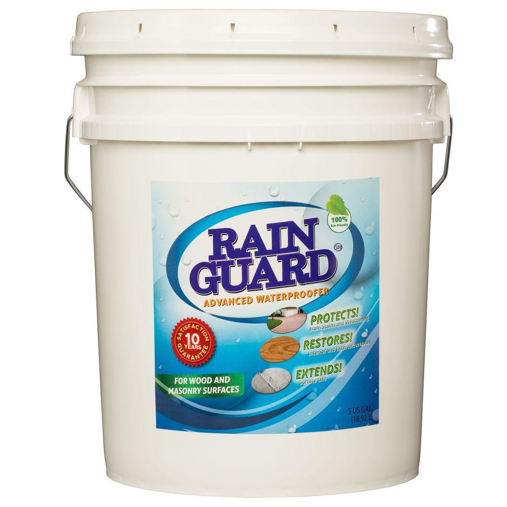RAIN GUARD 5 gal. Advanced Waterproofer Wood and MasonryTPC0005 The