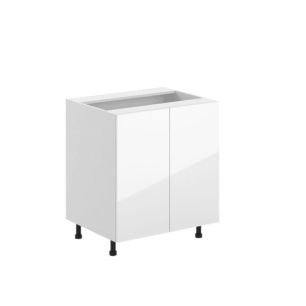 Eurostyle Valencia Ready To Emble 30 X 34 5 24 In Full Valencia Ready To Emble 30 X 34 5 24 In Full Height Base Cabinet White Melamine And Door
