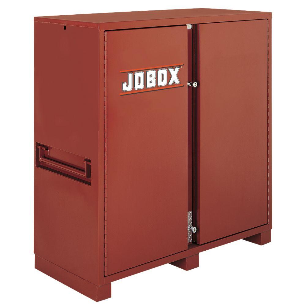 Jobox Heavy Duty 60 In 4 Door Extra Deep Storage Cabinet 1 695990 The Home Depot