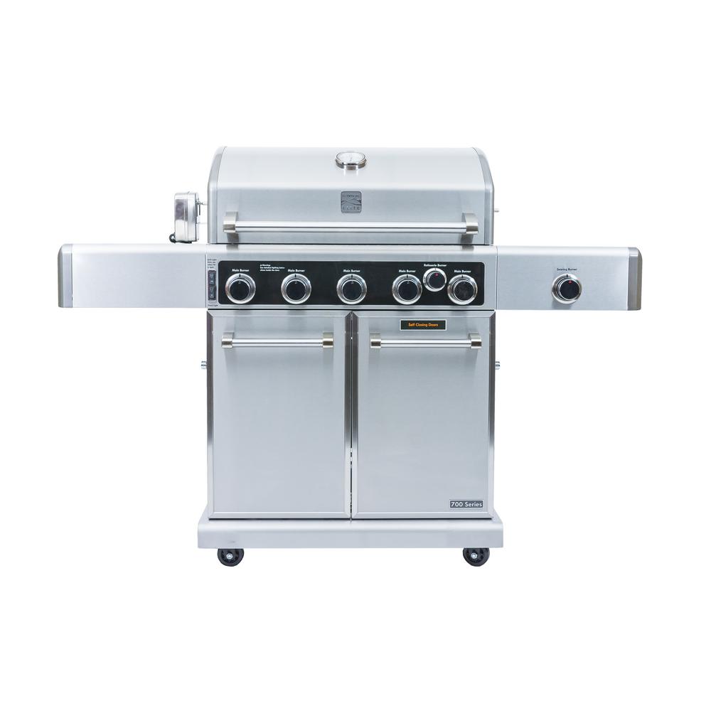 Propane Propane Pull Out Tray Grills Outdoor Cooking The Home Depot