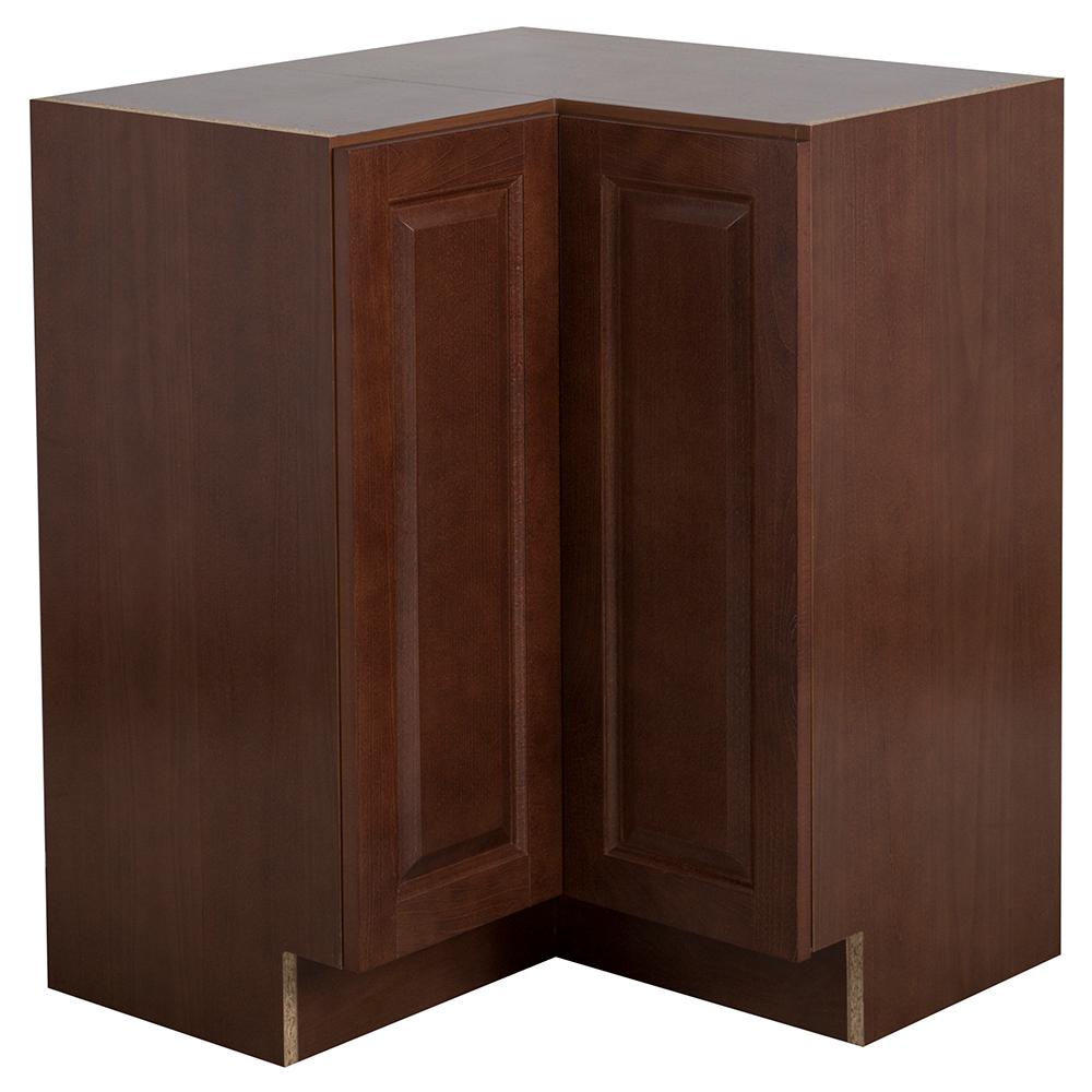 Hampton Bay Benton Assembled 27.8x34.5x27.78 in. Lazy Susan Corner Base ...