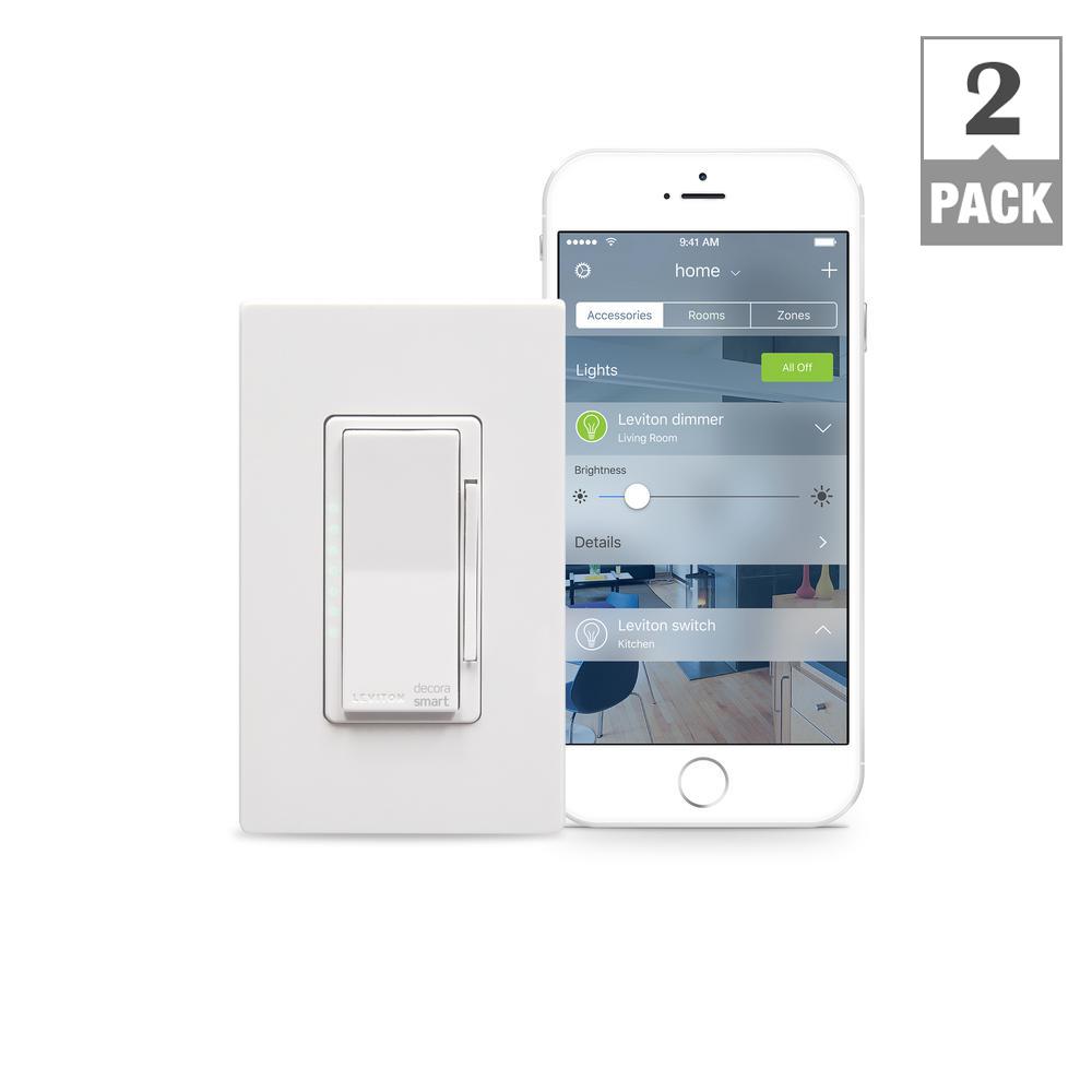 Leviton Decora Smart 600-Watt with HomeKit Technology Dimmer, Works with Siri... by Leviton