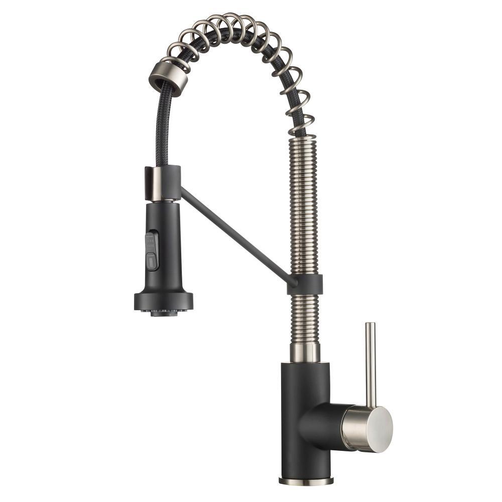 Kraus Bolden Single Handle Pull Down Sprayer Kitchen Faucet With