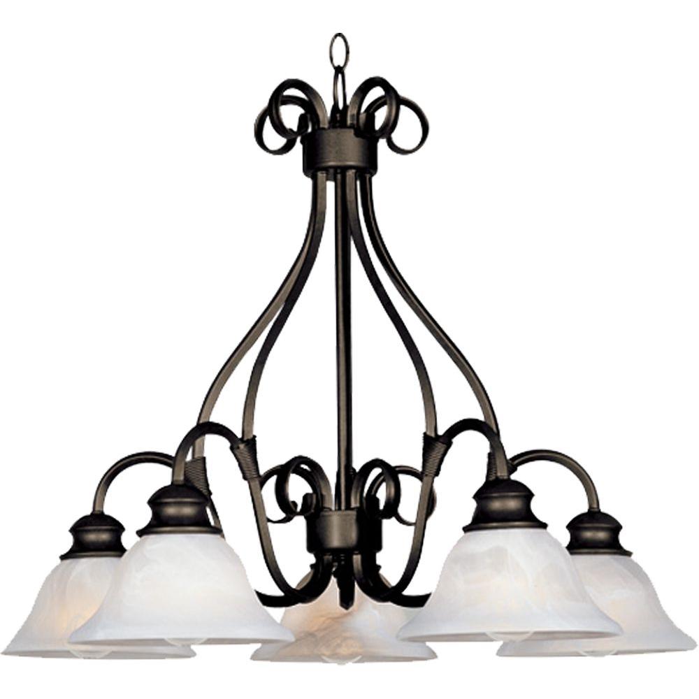 Maxim Lighting Pacific 5 Light Kentucky Bronze Chandelier Maxim Lighting Pacific 5 Light Kentucky Bronze Chandelier