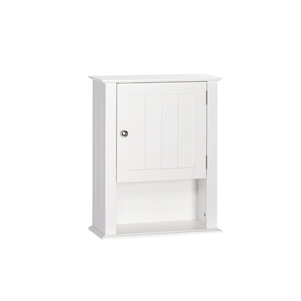 Glacier Bay Modular 12 in. W x 31 in. H x 6 in. D Bathroom Storage Wall in WhiteH12FG
