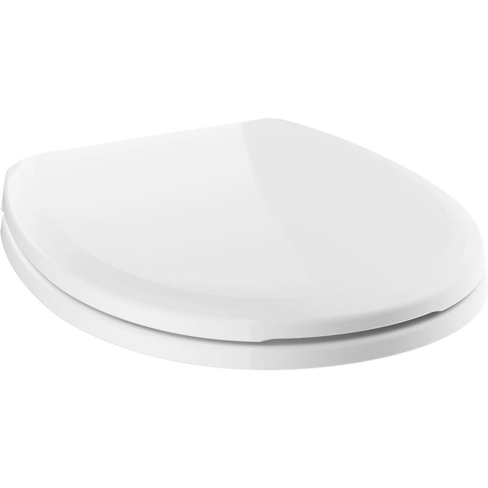 Delta Wycliffe Slow-Close Elongated Closed Front Toilet Seat with