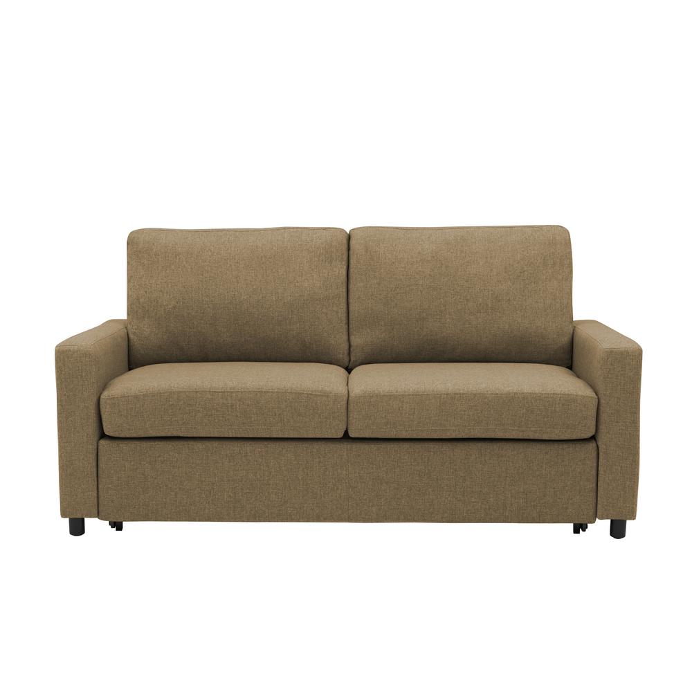 Handy Living Estes Park Sleeper Sofa in Renu Performance Tested Latte