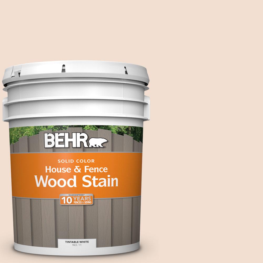Behr 5 Gal W F 110 Chamois Cloth Solid Color House And Fence W F 110 Chamois Cloth Solid Color House And Fence Exterior Wood Stain