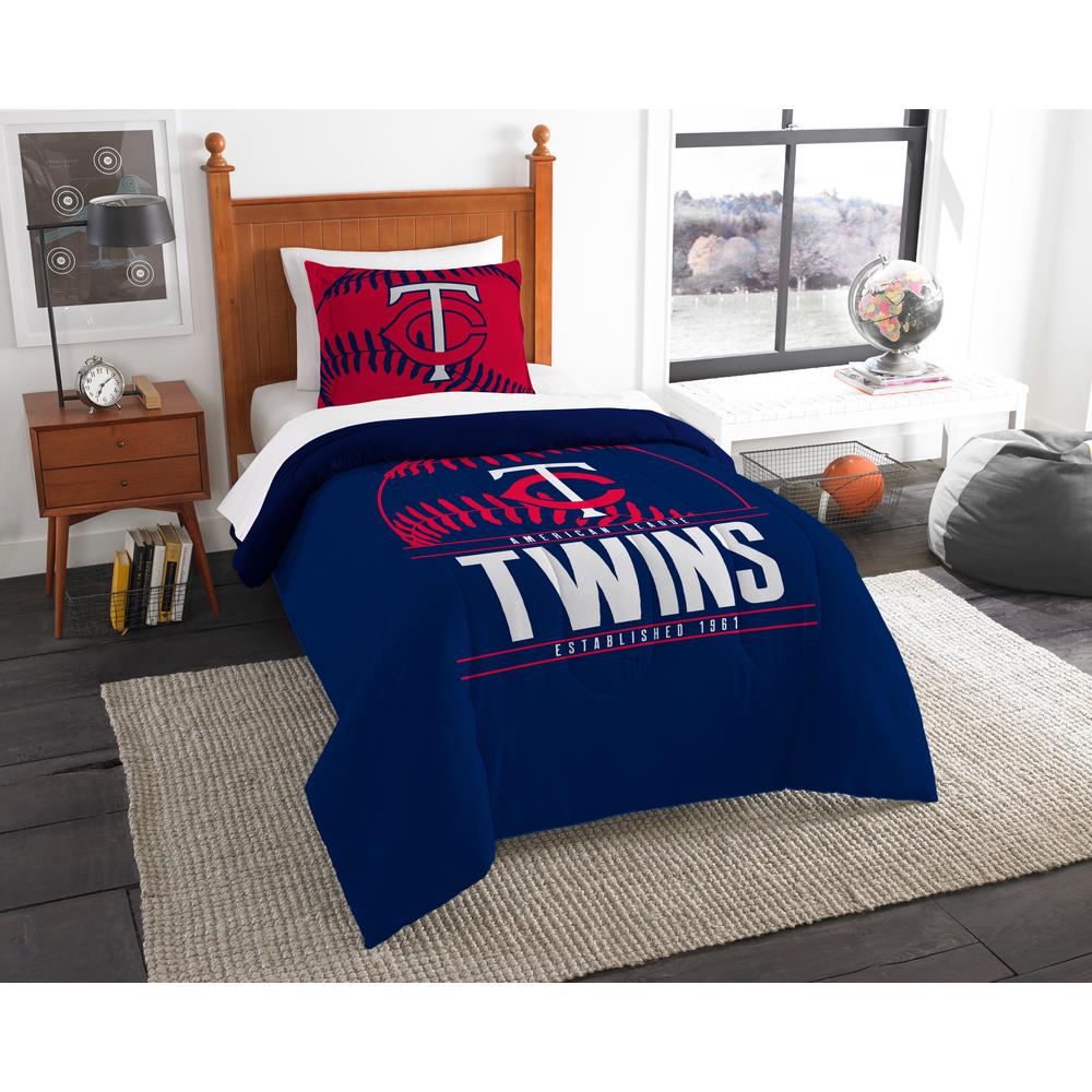 Timberwolves 2 Piece Multicolored Twin Comforter Set