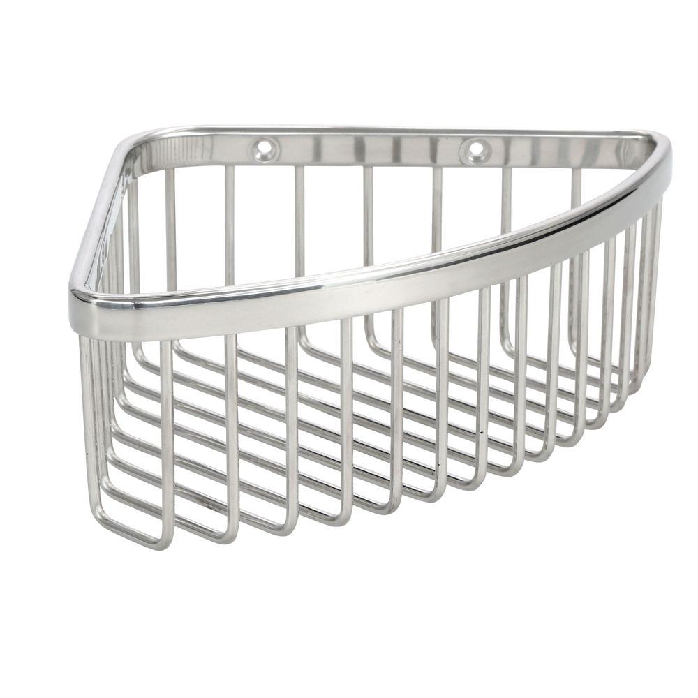 KOHLER Medium Shower Basket in Polished StainlessK1896S The Home Depot