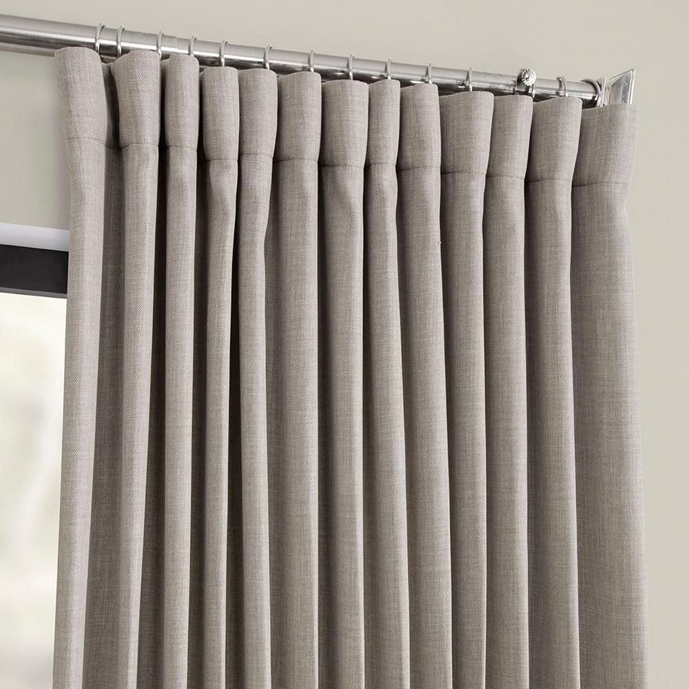 Exclusive Fabrics Furnishings Clay Beige Faux Linen Extra Wide