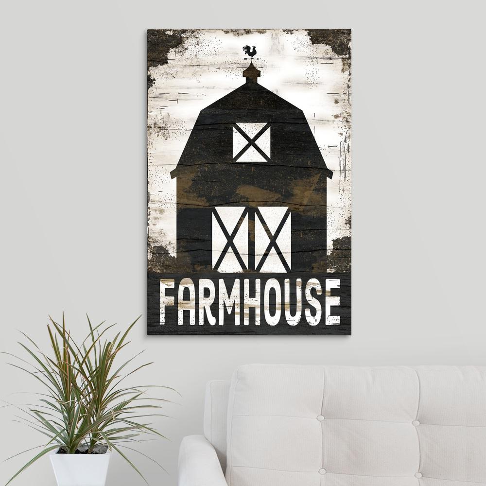 GreatBigCanvas "Farmhouse Five 5" by Jennifer Pugh Canvas Wall Art