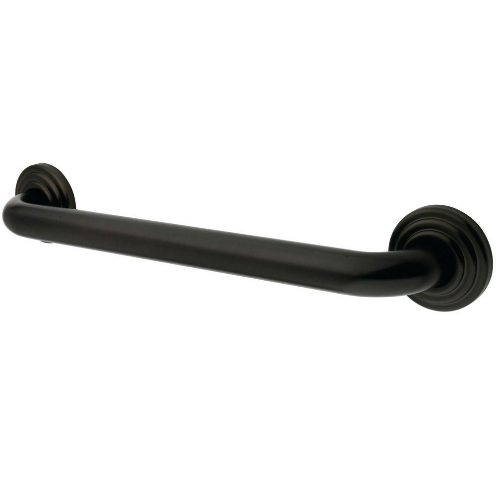 Kingston Br Decorative 18 In X 1 4 Grab Bar Oil Rubbed Kingston Br Decorative 18 In X 1 4 Grab Bar