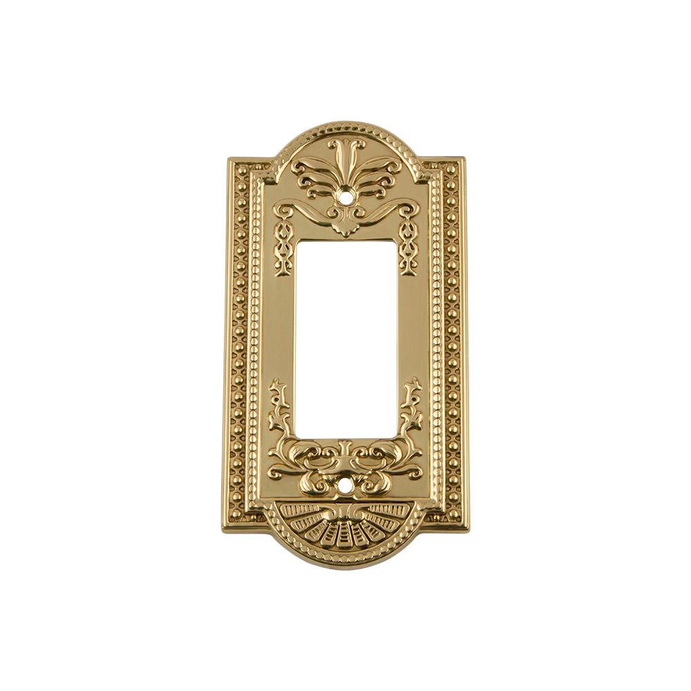 Nostalgic Warehouse Victorian Switch Plate with Triple Rocker in