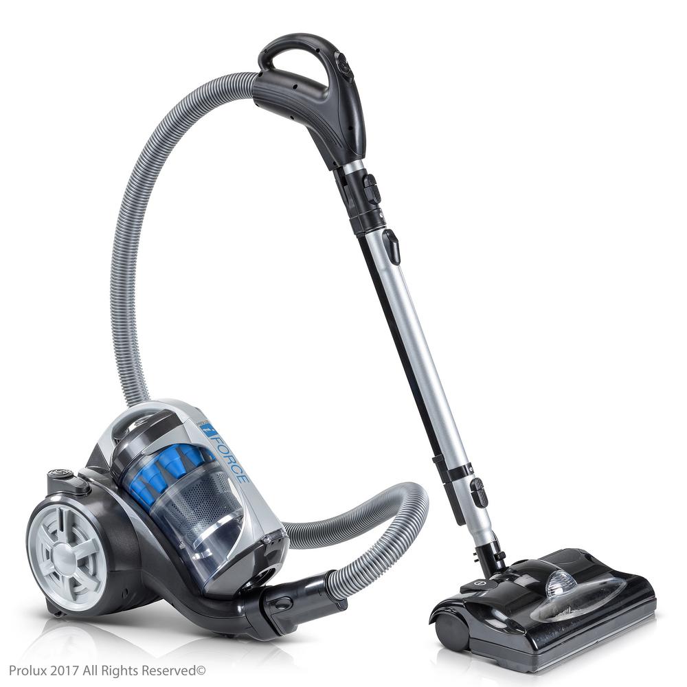 Prolux Bagless Canister Vacuum Cleaner With 2Stage HEPA Filtration and