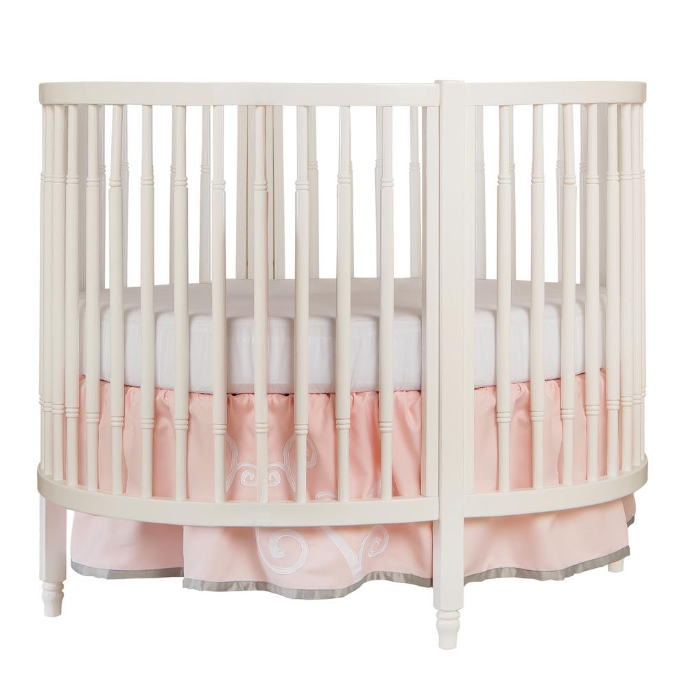 dream on me sophia posh circular crib white