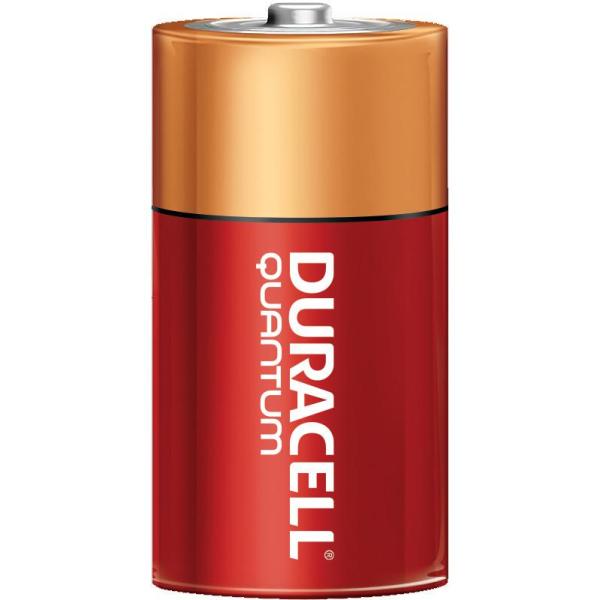 Pack of 5 Duracell QU1300B5TBCD Quantum Alkaline D Batteries