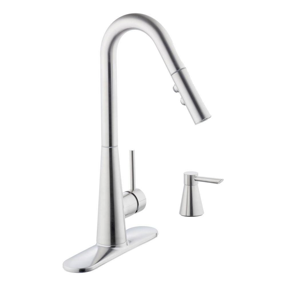 Glacier Bay 950 Series SingleHandle PullDown Sprayer Kitchen Faucet