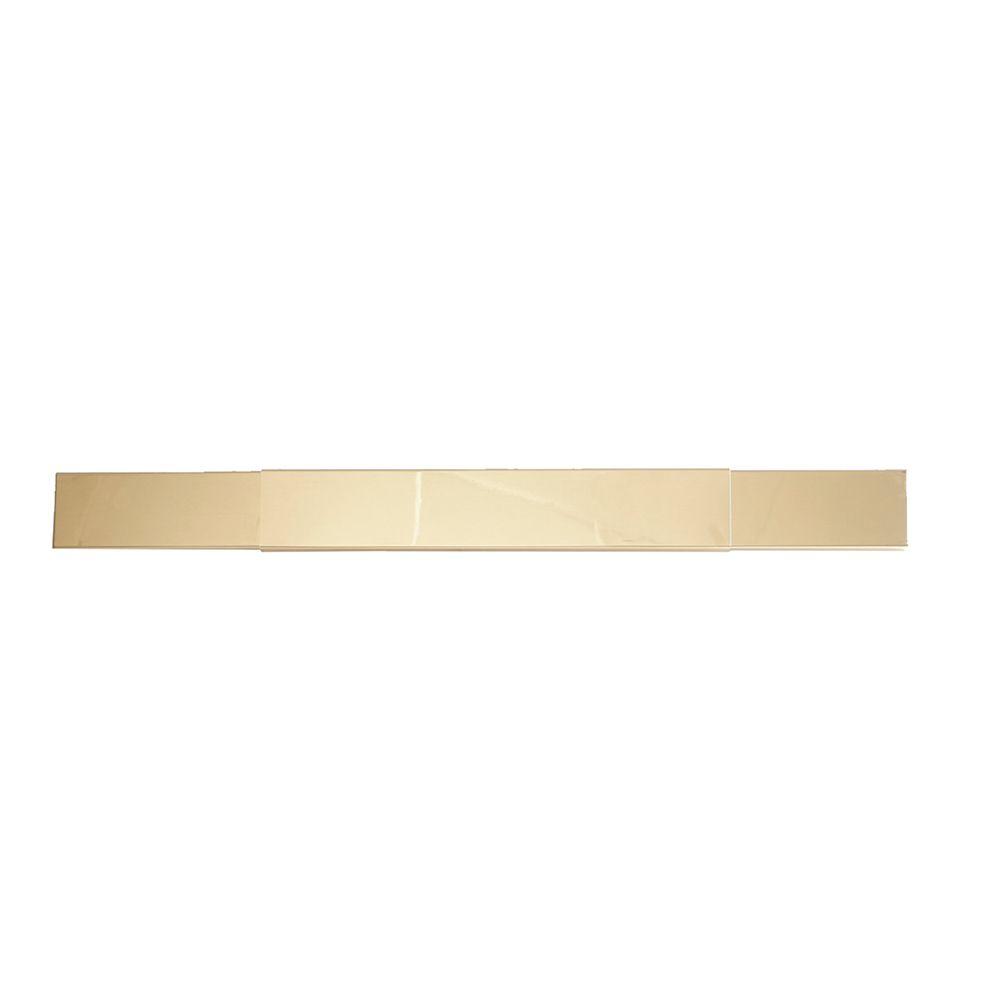 UPC 020729000020 product image for HY-C 4 in. Brass Fireplace SmokeGuard, Beige | upcitemdb.com