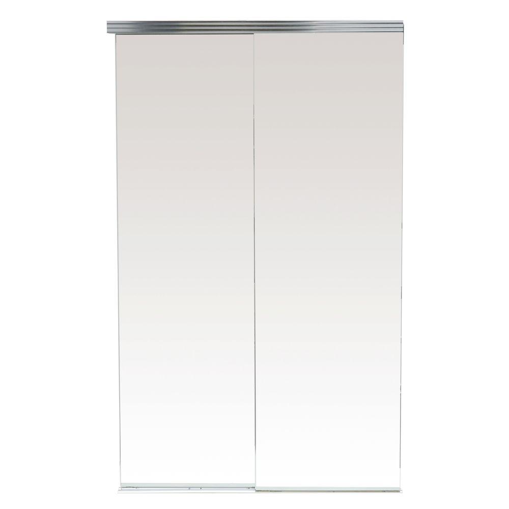 Impact Plus 72 In X 80 In Polished Edge Backed Mirror Aluminum