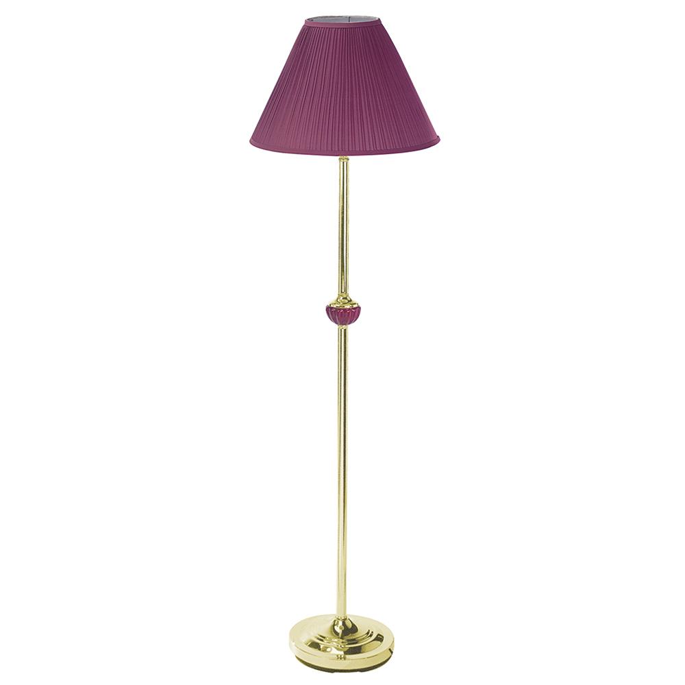 60 In Burdy Ceramic Brass Floor Lamp 3618bg The Home Depot Burdy Ceramic Brass Floor Lamp