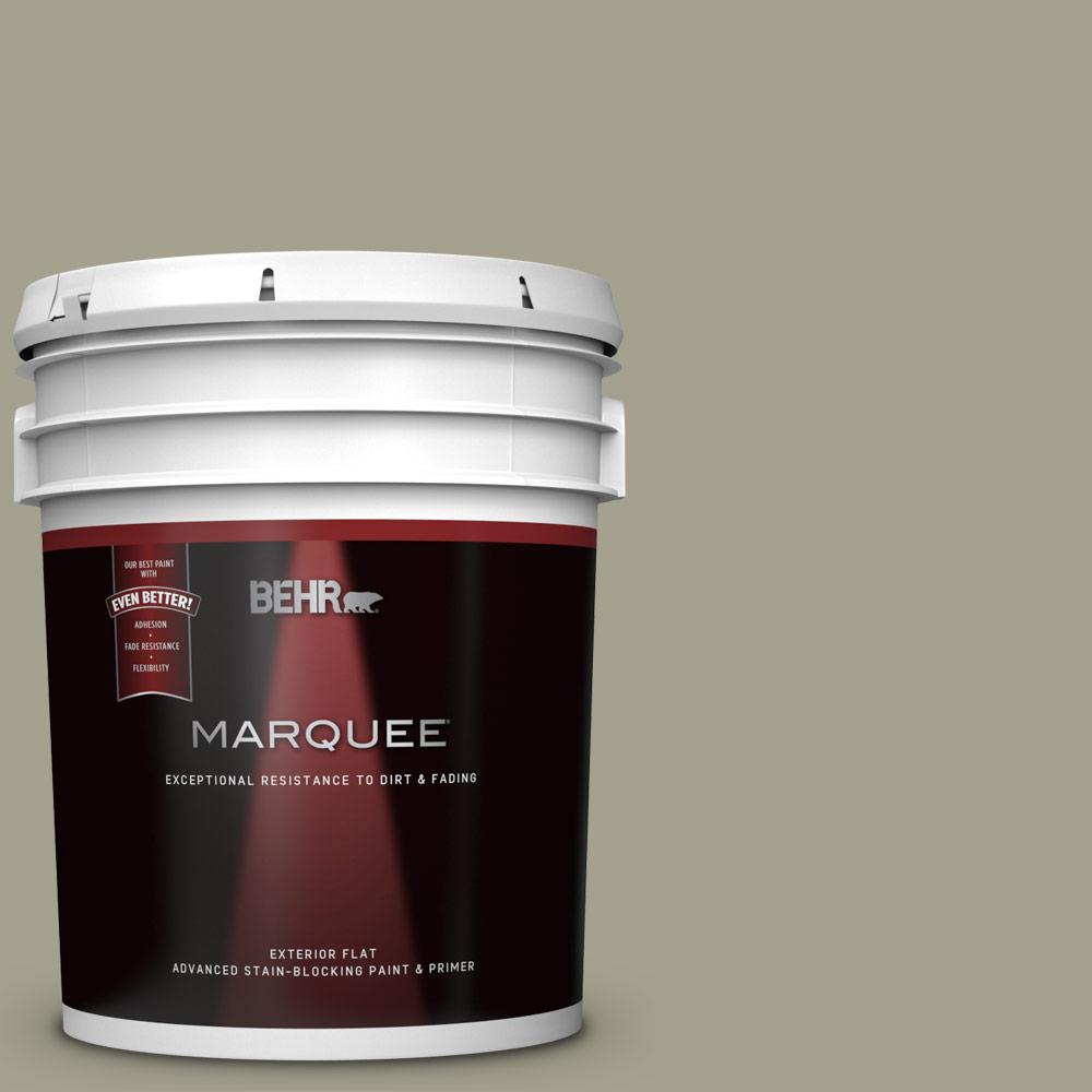 BEHR MARQUEE 5 gal. 400F5 Promenade Flat Exterior Paint and Primer in One445405 The Home Depot