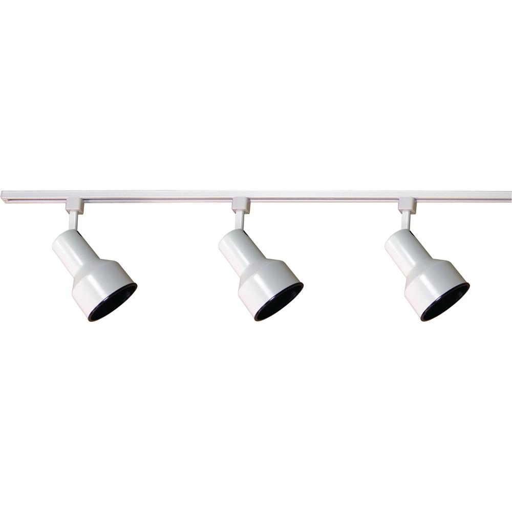 Volume Lighting 4 Ft 3 Light Indoor White Track Kit With Adjule Continental Step Cylinder Heads Volume Lighting 4 Ft 3 Light Indoor White Track Kit With Adjule Continental Step Cylinder Heads