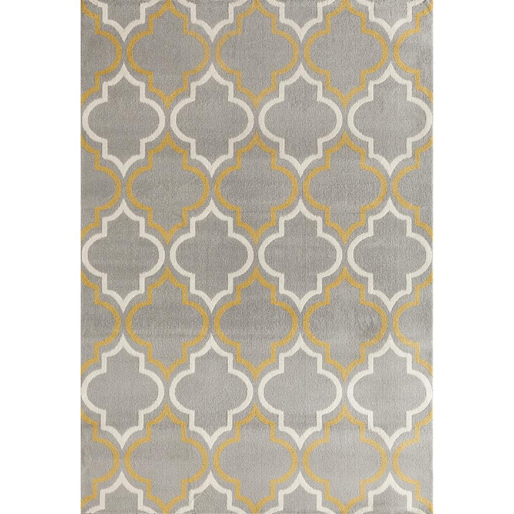 Chevron Area Rugs The Home Depot Modern Moroccan Trellis Gray Yellow 8 Ft X 9 Area Rug