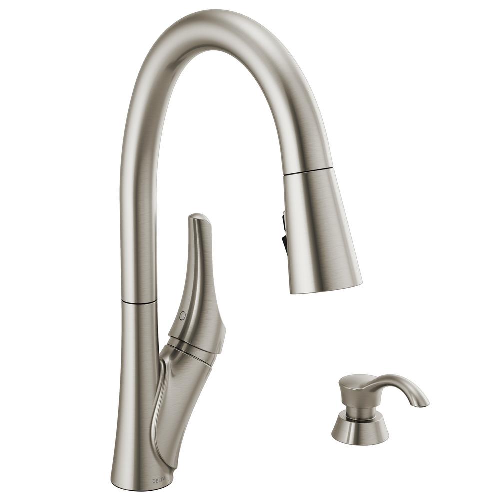 Delta Leland Bathroom Faucet Parts Vostok Blog   Spotshield Stainless Delta Pull Down Faucets 19795z Spsd Dst 40 1000 