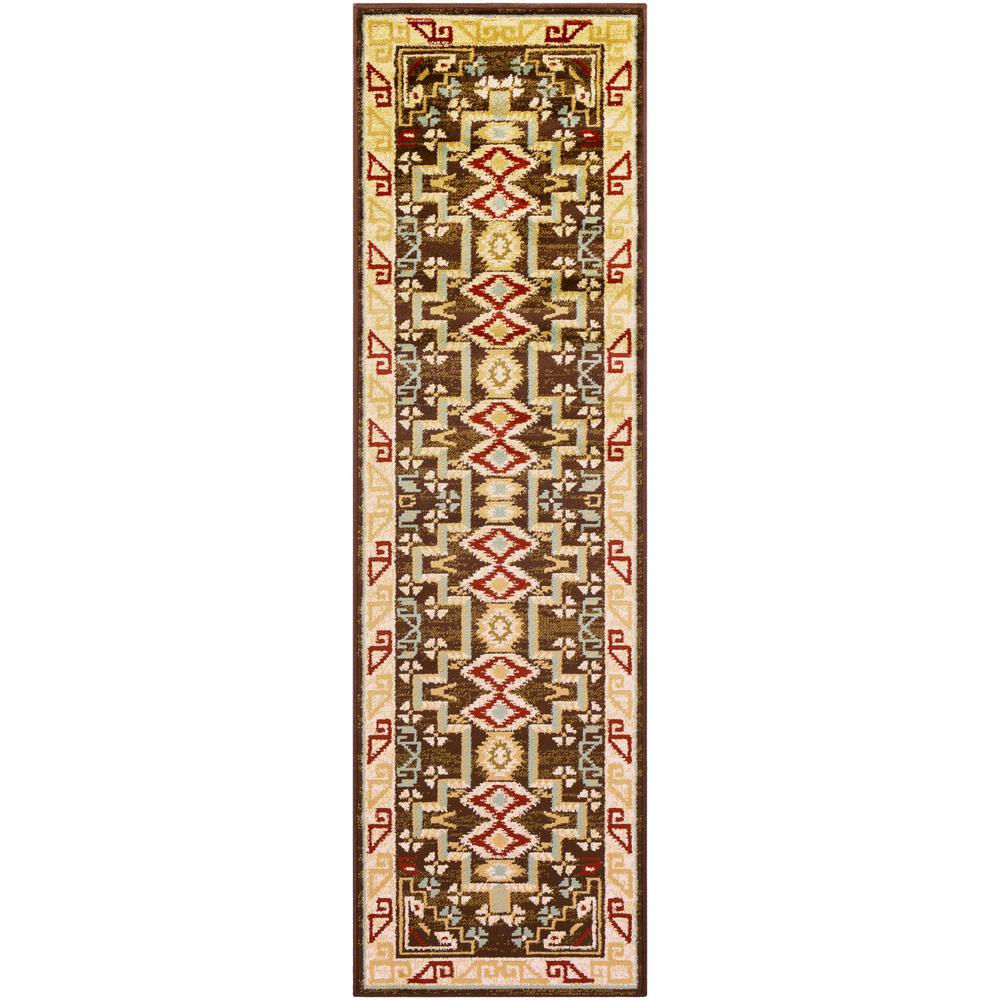 Artistic Weavers Sora Dark Brown 2 Ft In X 7 6 Native American Runner Rug