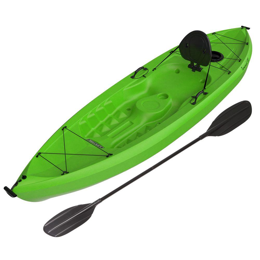 Lifetime Lotus Blue Kayak with Paddles and Backrest90112 The Home Depot