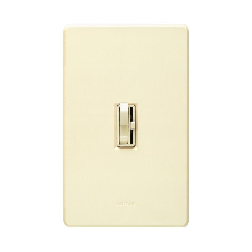 Lutron Toggler C.L Dimmer for dimmable LEDs, Incandescent and Halogen Bulbs, 250Watt, Single