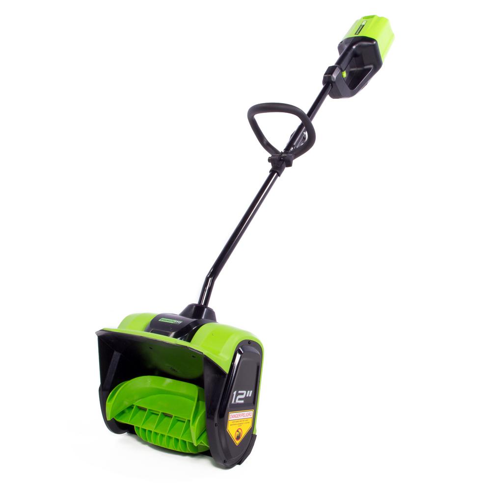 Greenworks PRO 12 in. 60Volt Battery Cordless Snow Shovel, Battery Not
