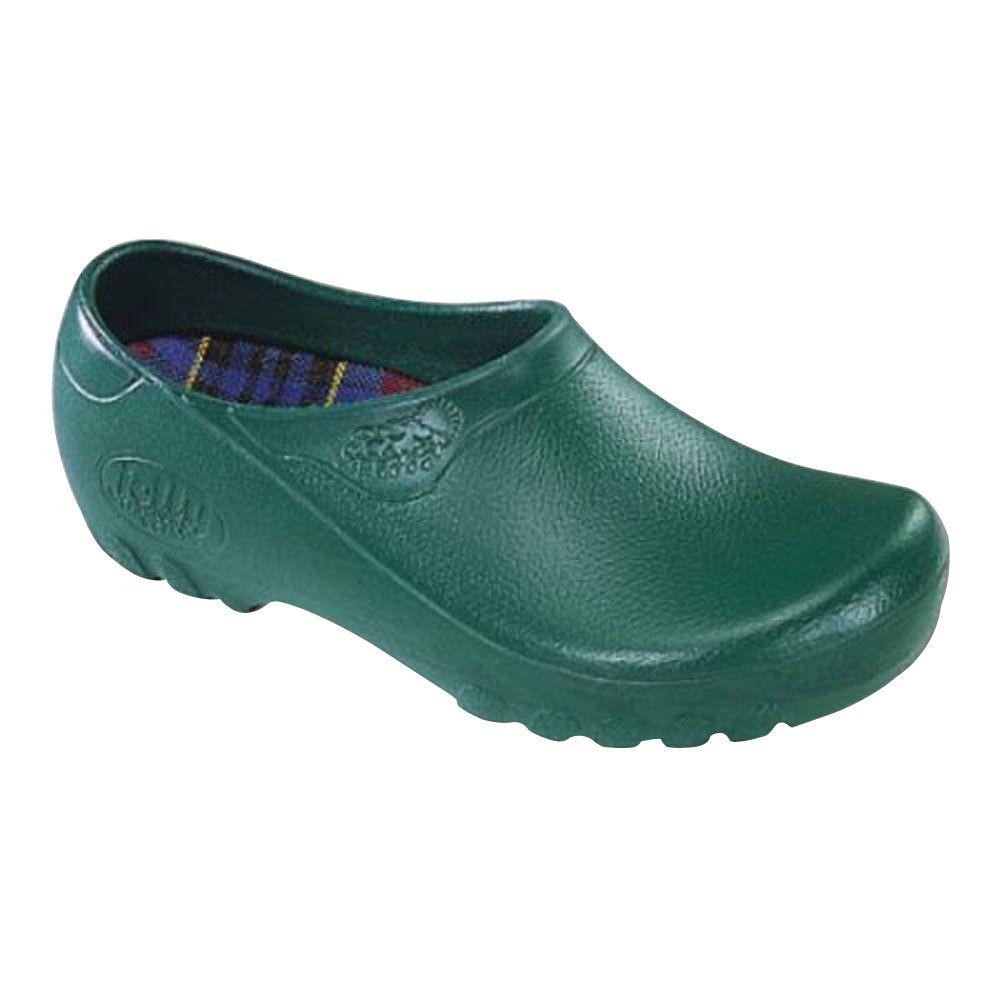 green shoes size 8