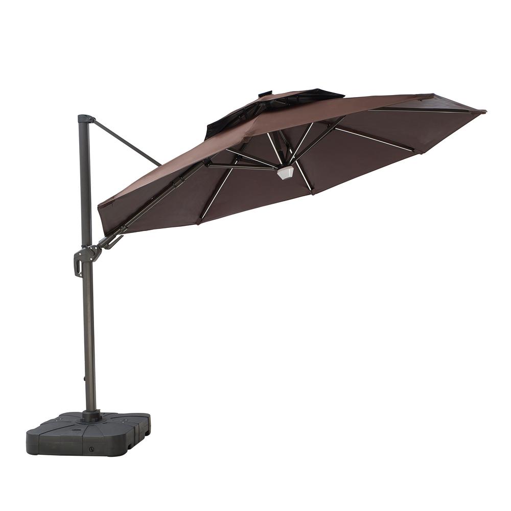 12 Ft Patio Umbrellas Patio Furniture The Home Depot