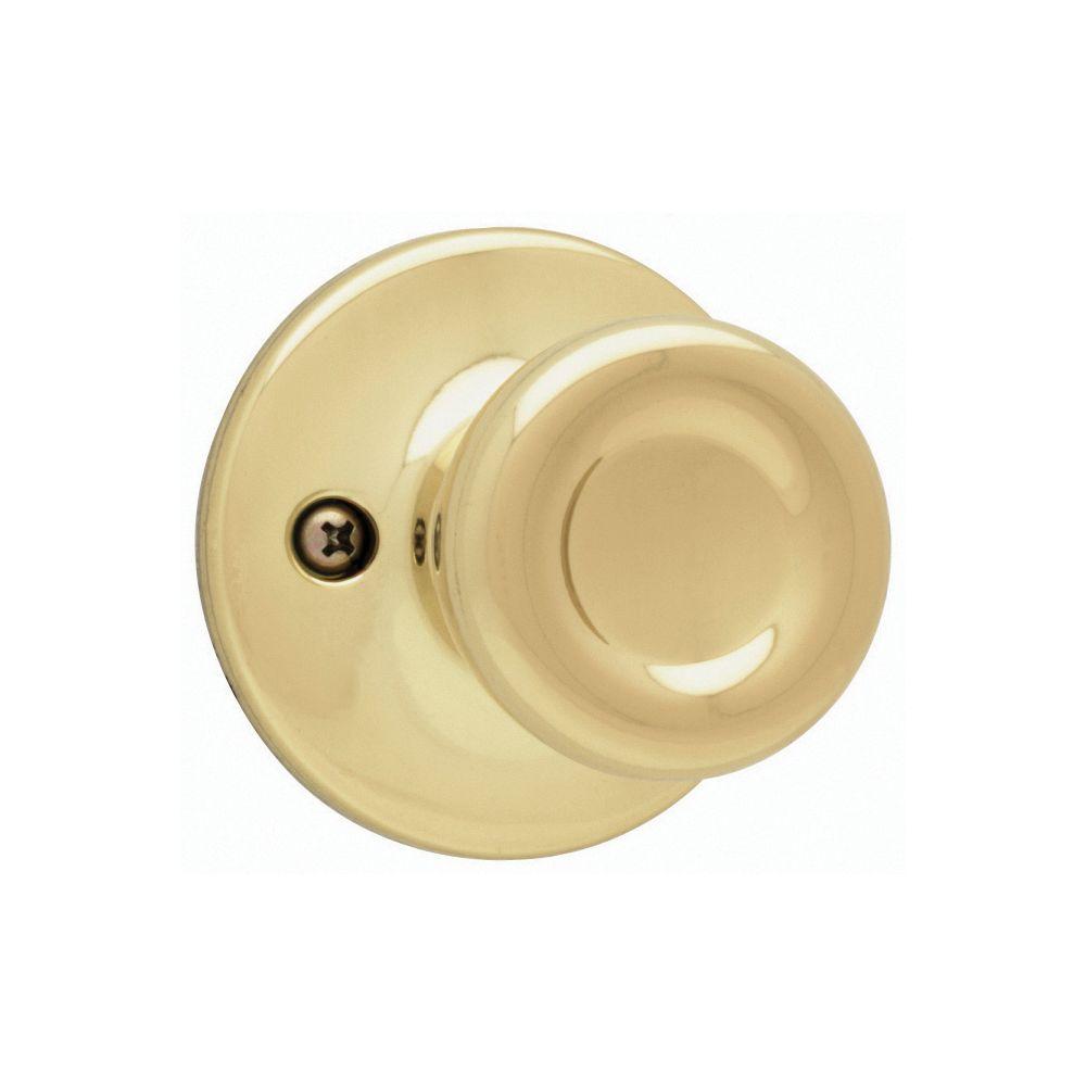 kwikset-tylo-polished-brass-half-dummy-door-knob-488t-3-the-home-depot