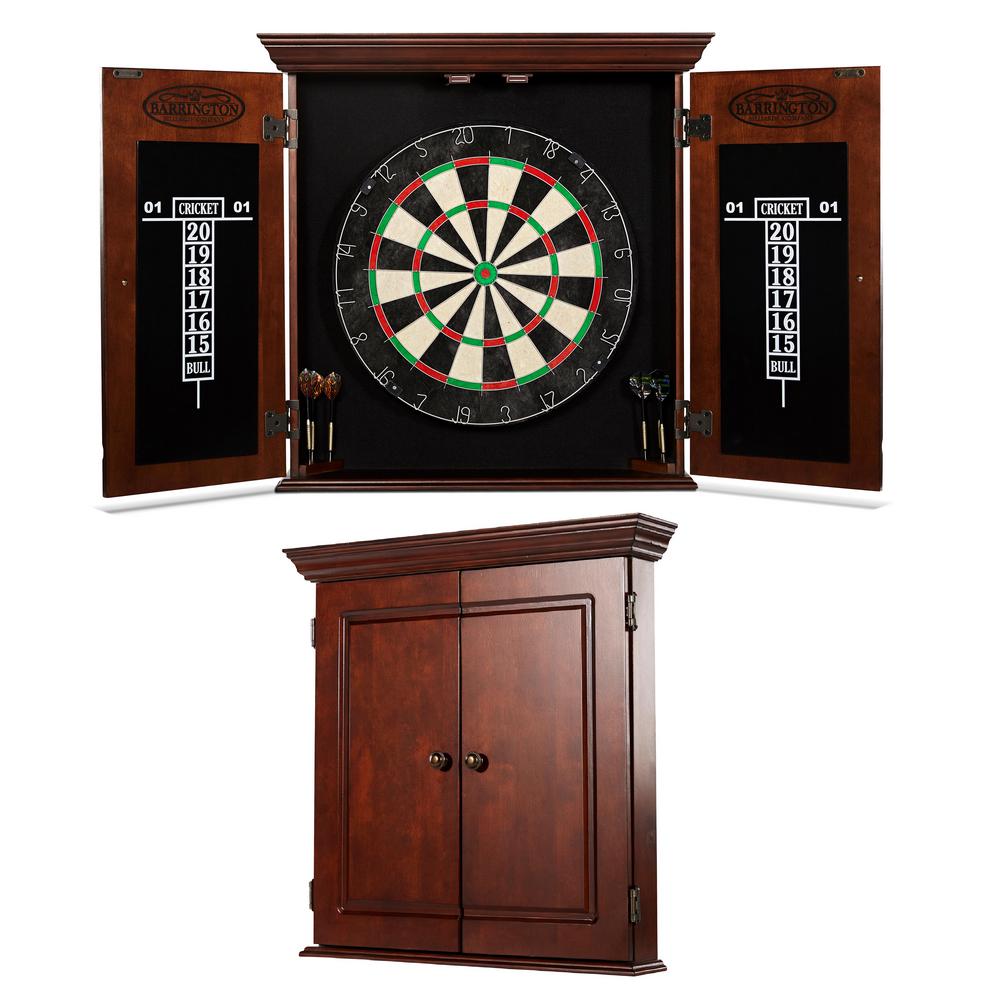 Barrington Chatham Bristle Dart Board And Cabinet Set Drb100 047b