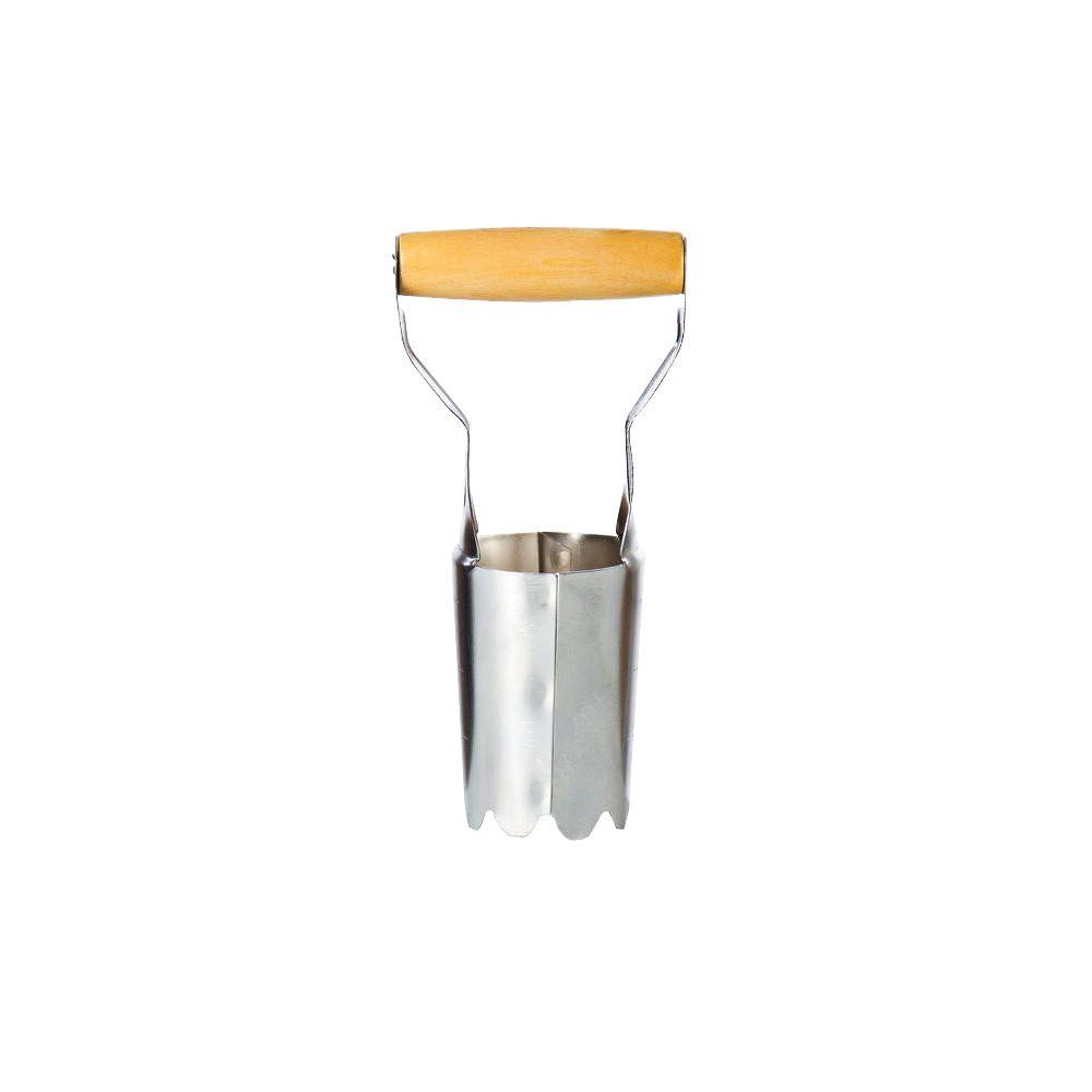 Bloomsz Heavy-Duty Metal Bulb Planter in Chrome by Bloomsz