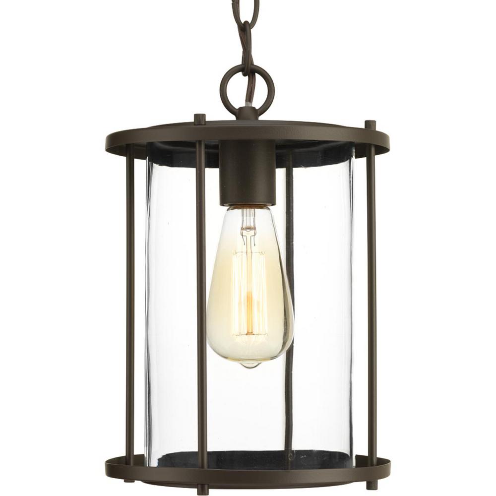 Progress Lighting Gunther Collection Antique Bronze 1 Light Outdoor Hanging Lantern Progress Lighting Gunther Collection Antique Bronze 1 Light Outdoor Hanging Lantern