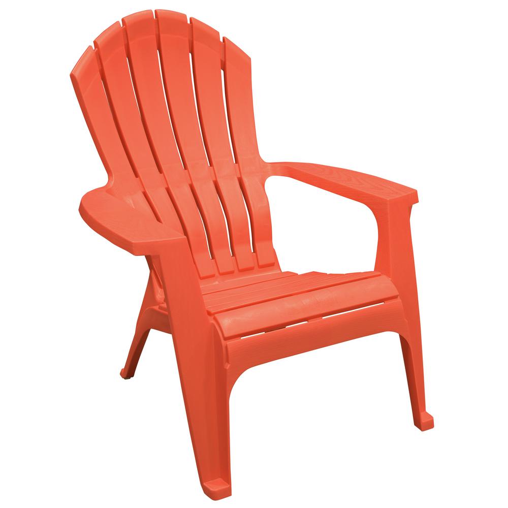 RealComfort Carnival Resin Plastic Adirondack Chair-8371 ...