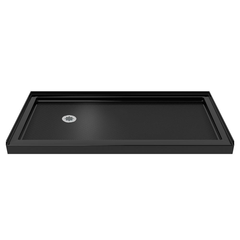 Dreamline Slimline 30 In D X 60 W Single Threshold Shower Base W Single Threshold Shower Base In